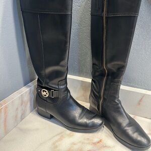 Michael Kors Black Over the Knee Boots